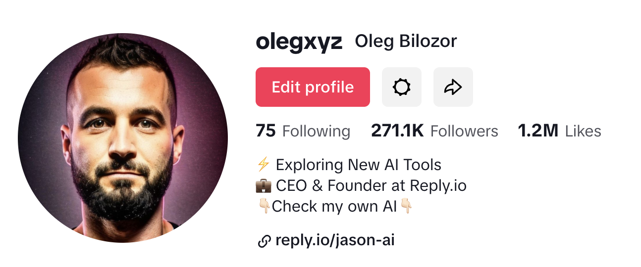 Oleg Bilozor - Founder of Reply.io